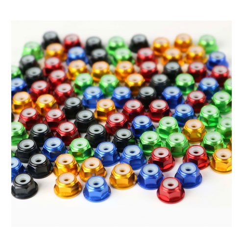 Warna Nylon Lock Flange Pinball Nut